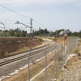 <font size="2"><br />Auf der linken Seite ist die U-Bahnstrecke zu sehen, rechts ist die alte Strecke nach Sóller.<br /><br />